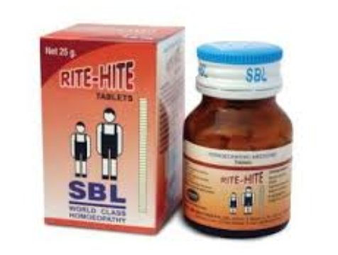 <b>RITE HITE - Growth promoter</B><BR>tablets - bottle of 25grs<BR> SBL cie